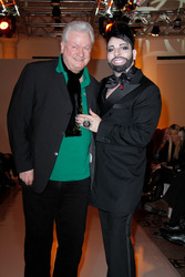 Harald Glööckler mit Lebensgefährte und Geschäftspartner Dieter Schroth