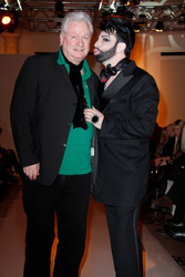 Harald Glööckler mit Lebensgefährte und Geschäftspartner Dieter Schroth