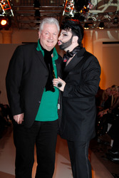 Harald Glööckler mit Lebensgefährte und Geschäftspartner Dieter Schroth