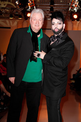 Harald Glööckler mit Lebensgefährte und Geschäftspartner Dieter Schroth