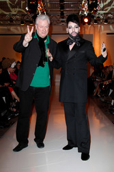 Harald Glööckler mit Lebensgefährte und Geschäftspartner Dieter Schroth