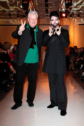 Harald Glööckler mit Lebensgefährte und Geschäftspartner Dieter Schroth