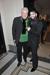 Harald Glööckler mit Lebensgefährte und Geschäftspartner Dieter Schroth