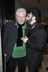 Harald Glööckler mit Lebensgefährte und Geschäftspartner Dieter Schroth