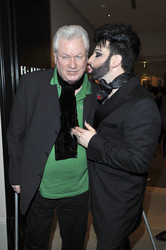 Harald Glööckler mit Lebensgefährte und Geschäftspartner Dieter Schroth