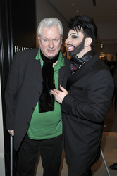 Harald Glööckler mit Lebensgefährte und Geschäftspartner Dieter Schroth