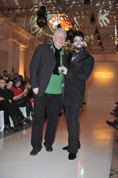 Harald Glööckler mit Lebensgefährte und Geschäftspartner Dieter Schroth