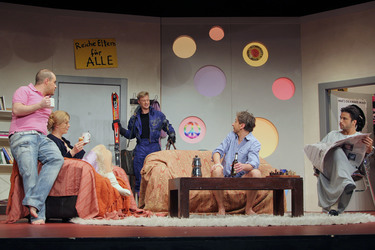 Nina Bott und der Cast