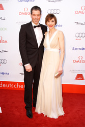 Christiane Paul mit Begleitung