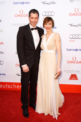 Christiane Paul mit Begleitung