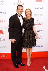 Erol Sander mit Ehefrau Caroline Godet