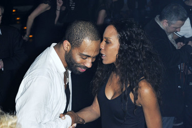 Barbara Becker mit Gast