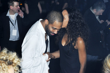 Barbara Becker mit Gast