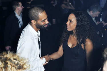 Barbara Becker mit Gast