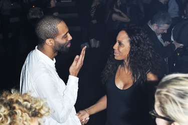 Barbara Becker mit Gast