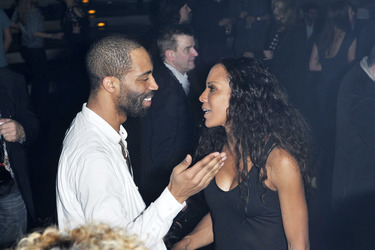 Barbara Becker mit Gast