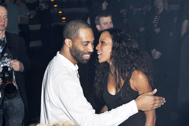 Barbara Becker mit Gast