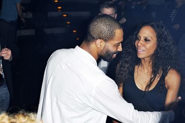 Barbara Becker mit Gast