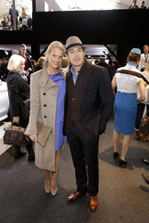 Gedeon Burkhard mit Freundin Anika Bormann