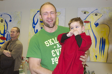 Robert Harting und Mika