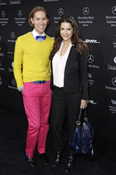 Mariella Ahrens mit Begleitung