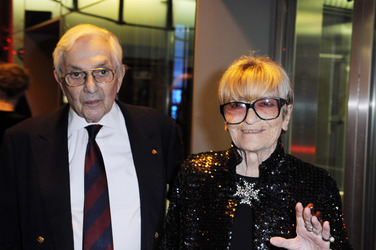 Ken Adam mit Ehefrau Leticia