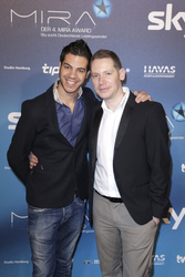 Marco Kreuzpaintner mit Ehemann Gilardi