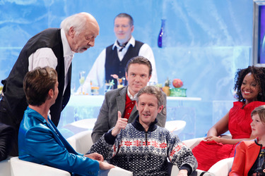 Florian Silbereisen, Karl Dall, Stefan Mross, Jens Weißflog, Zodwa Selele