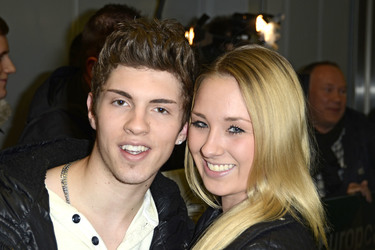 Joey Heindle mit Freundin Jacqueline Heinrichs