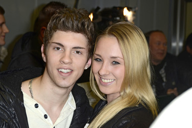 Joey Heindle mit Freundin Jacqueline Heinrichs