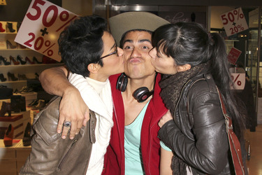 Silva Gonzalez (Hot Banditoz) mit seinen Schwestern Anna Else und Carla