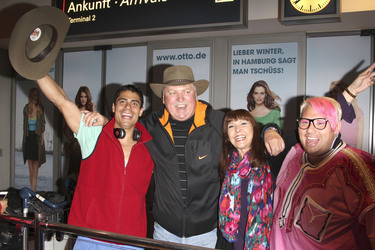 Silva Gonzalez (Hot Banditoz), Klaus Baumgart (Klaus und Klaus) mit Gattin Ilona, Sven Florijan