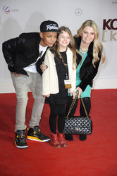 Anne-Sophie Briest mit ihren Kindern Jahmar und Faye