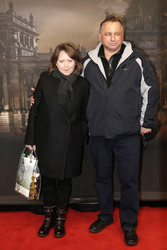 Marie Gruber mit Begleitung