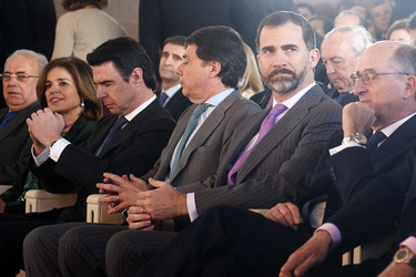 Ana Botella, José Manuel Soria, Ignacio González, Felipe von Spanien, Antonio Brufau