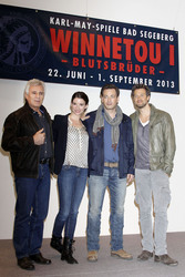 Gojko Mitic, Sophie Wepper, Wayne Carpendale, Jan Sosniok