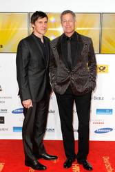 Thomas Hermanns mit Ehemann Wolfgang Macht