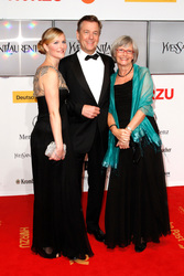 Claus Kleber mit Ehefrau Renate und Tochter Caterine