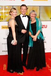 Claus Kleber mit Ehefrau Renate und Tochter Caterine