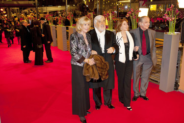 Mario Adorf mit Gattin Monique, Senta Berger, Michael Verhoeven