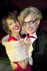 Wim Wenders mit Gattin Donata