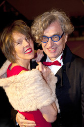 Wim Wenders mit Gattin Donata