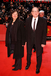 Burghart Klaußner mit Begleitung