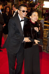 Wong Kar Wai mit Ehefrau Esther