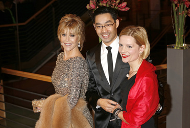 Jane Fonda, Philipp Rösler mit Ehefrau Wiebke