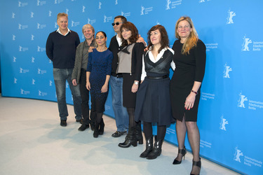 Tim Robbins, Andreas Dresen, Jury President Wong Kar Wai, Shirin Neshat, Susanne Bier, Athina Rachel Tsangari, Ellen Kuras