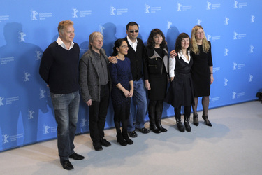 Tim Robbins, Andreas Dresen, Jury President Wong Kar Wai, Shirin Neshat, Susanne Bier, Athina Rachel Tsangari, Ellen Kuras