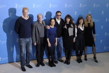 Tim Robbins, Andreas Dresen, Jury President Wong Kar Wai, Shirin Neshat, Susanne Bier, Athina Rachel Tsangari, Ellen Kuras