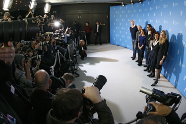 Tim Robbins, Andreas Dresen, Jury President Wong Kar Wai, Shirin Neshat, Susanne Bier, Athina Rachel Tsangari, Ellen Kuras