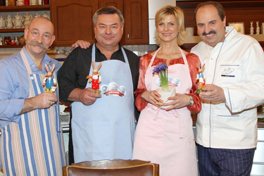 Horst Lichter, Waldemar Hartmann, Barbara Hahlweg, Johann Lafer